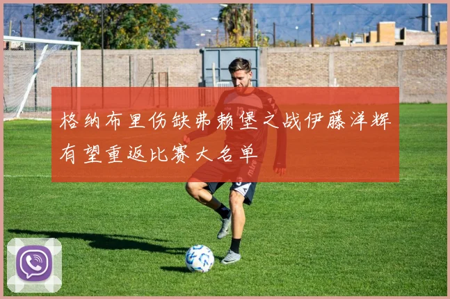 格纳布里伤缺弗赖堡之战伊藤洋辉有望重返比赛大名单
